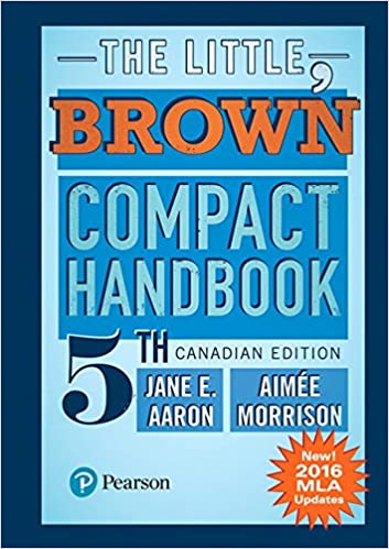 The Little, Brown Compact Handbook (5th Canadian Edition) - Orginal Pdf